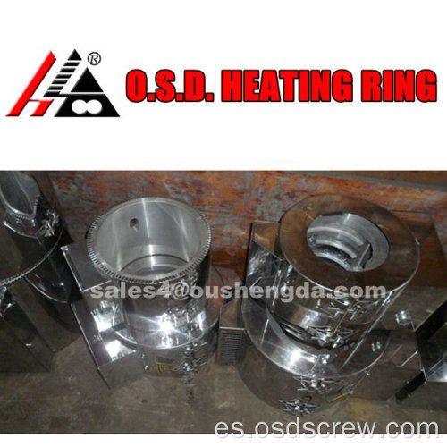 calentador de aluminio de fundición extrusora para extrusión de PVC